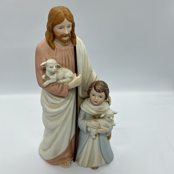 Homco The Good Shepherd porcelain Figurine - Picture 5 of 12